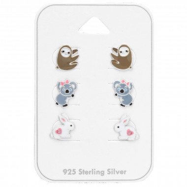 Animal - 925 Sterling Silver Kids Jewelry Sets SD43794