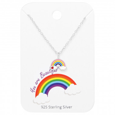 Rainbow - 925 Sterling Silver Kids Jewelry Sets SD45456
