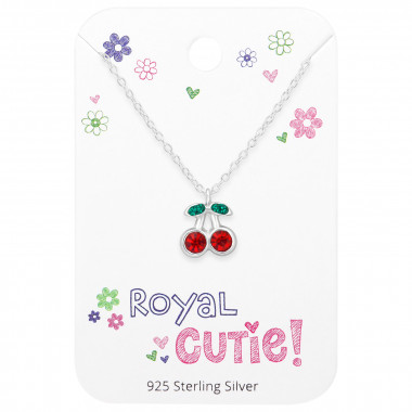 Cherry - 925 Sterling Silver Kids Jewelry Sets SD45465