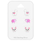 Animals - 925 Sterling Silver Kids Jewelry Sets SD47119