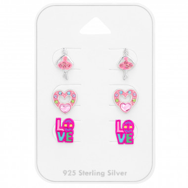Valentine's - 925 Sterling Silver Kids Jewelry Sets SD47120