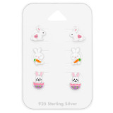 Easter Bunny - 925 Sterling Silver Kids Jewelry Sets SD47121