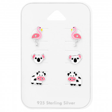 Animal - 925 Sterling Silver Kids Jewelry Sets SD47124