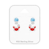 Jellyfish And Crab - 925 Sterling Silver Kids Jewelry Sets SD50520 Jellyfish And Crab - 925 Sterling Silver Kids Jewelry Sets SD50520