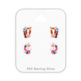 Horse And Unicorn - 925 Sterling Silver Kids Jewelry Sets SD50522