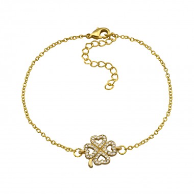 Lucky Clover - Cubic Zirconia Bracelets & Necklaces SD34284