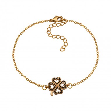 Lucky Clover - Cubic Zirconia Bracelets & Necklaces SD34285
