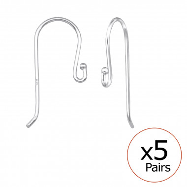 Fish Hook - 925 Sterling Silver Silver Findings SD32671
