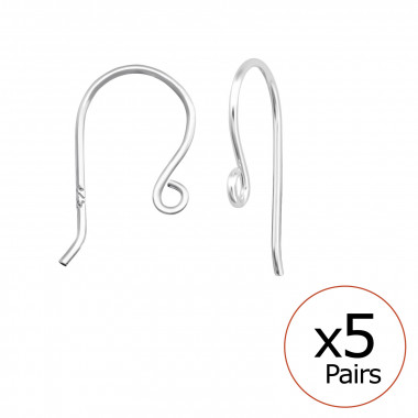 Fish Hook - 925 Sterling Silver Silver Findings SD32675