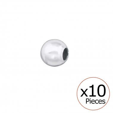 3mm Ball Bead - 925 Sterling Silver Silver Findings SD32709