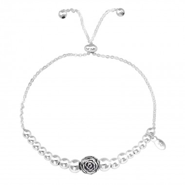 Rose - 925 Sterling Silver Silver Heavy SD39613