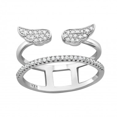 Wing - 925 Sterling Silver Silver Heavy SD39900