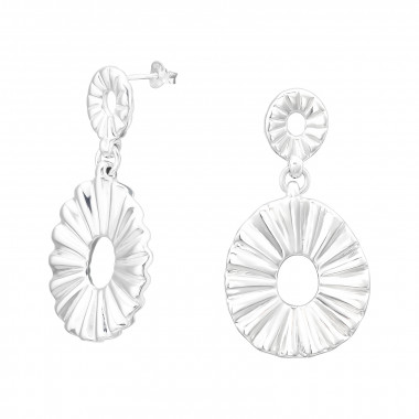 Flower - 925 Sterling Silver Silver Heavy SD41773