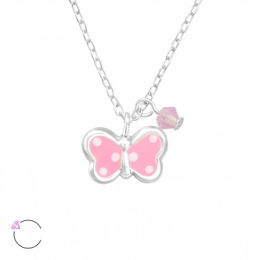 Butterfly - 925 Sterling Silver La Crystale for Children SD32740
