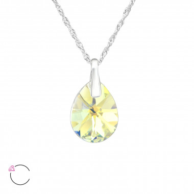 Pear - 925 Sterling Silver La Crystale Necklaces  SD39329