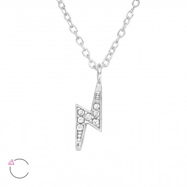 Bolt - 925 Sterling Silver La Crystale Necklaces  SD39886