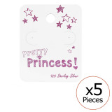 Pretty Princess Ear Stud Cards - Paper Packaging SD34080