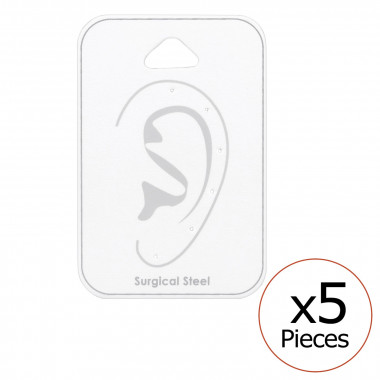 Card For 6 Pieces Ear Studs - Paper Packaging SD34098