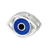 Evil Eye - 925 Sterling Silver Simple Beads SD11433