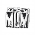 Mum - 925 Sterling Silver Simple Beads SD12759 Mum - 925 Sterling Silver Simple Beads SD12759