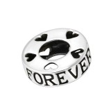 Heart Forever - 925 Sterling Silver Simple Beads SD13025
