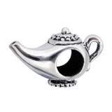 Aladdin Lamp - 925 Sterling Silver Simple Beads SD14701