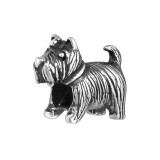 Dog - 925 Sterling Silver Simple Beads SD16830