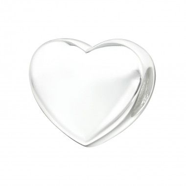 Heart - 925 Sterling Silver Simple Beads SD18932