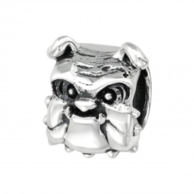 Dog - 925 Sterling Silver Simple Beads SD19986