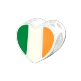 Irish Flag - 925 Sterling Silver Simple Beads SD22910