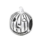 Pumpkin - 925 Sterling Silver Simple Beads SD2848