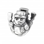 Snowman - 925 Sterling Silver Simple Beads SD2857 Snowman - 925 Sterling Silver Simple Beads SD2857