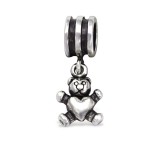 Bear - 925 Sterling Silver Simple Beads SD28916