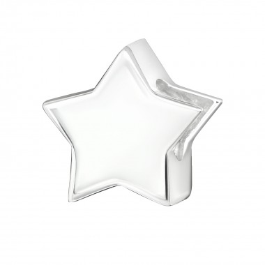 Star - 925 Sterling Silver Simple Beads SD29523