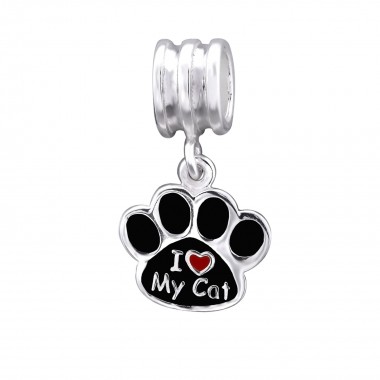 Paw - 925 Sterling Silver Simple Beads SD29524