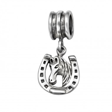 Horseshoe - 925 Sterling Silver Simple Beads SD29546