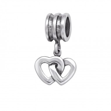 Heart - 925 Sterling Silver Simple Beads SD29551