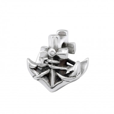 Anchor - 925 Sterling Silver Simple Beads SD29563