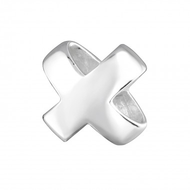 Cross - 925 Sterling Silver Simple Beads SD3063