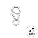 Lobster - 925 Sterling Silver Simple Beads SD32683