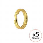 Split Ring - 925 Sterling Silver Simple Beads SD32693