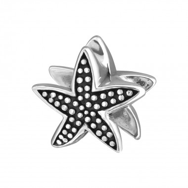 Star Fish - 925 Sterling Silver Simple Beads SD4227