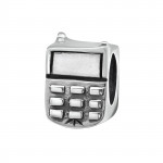 Mobile Phone - 925 Sterling Silver Simple Beads SD5595 Mobile Phone - 925 Sterling Silver Simple Beads SD5595