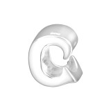 Initial C - 925 Sterling Silver Simple Beads SD6516