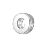Initial O - 925 Sterling Silver Simple Beads SD6528