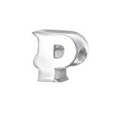 Initial P - 925 Sterling Silver Simple Beads SD6529
