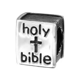 Bible - 925 Sterling Silver Simple Beads SD7408
