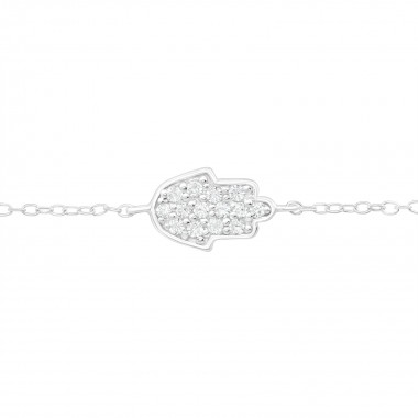 Hamsa Symbol - 925 Sterling Silver Bracelets SD18621