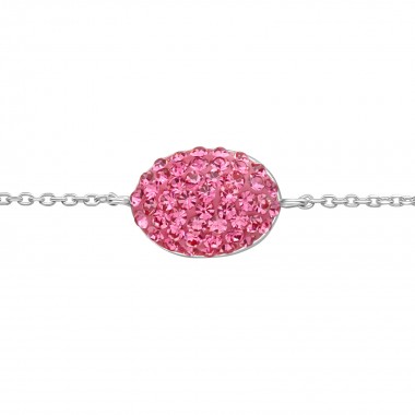 Oval - 925 Sterling Silver Bracelets SD18635