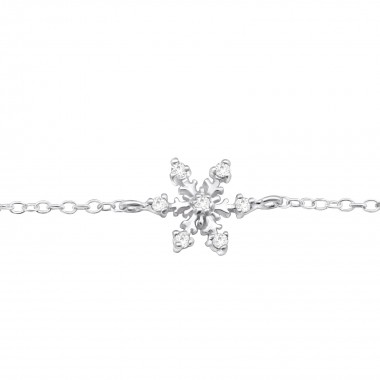 Snowflake - 925 Sterling Silver Bracelets SD31527